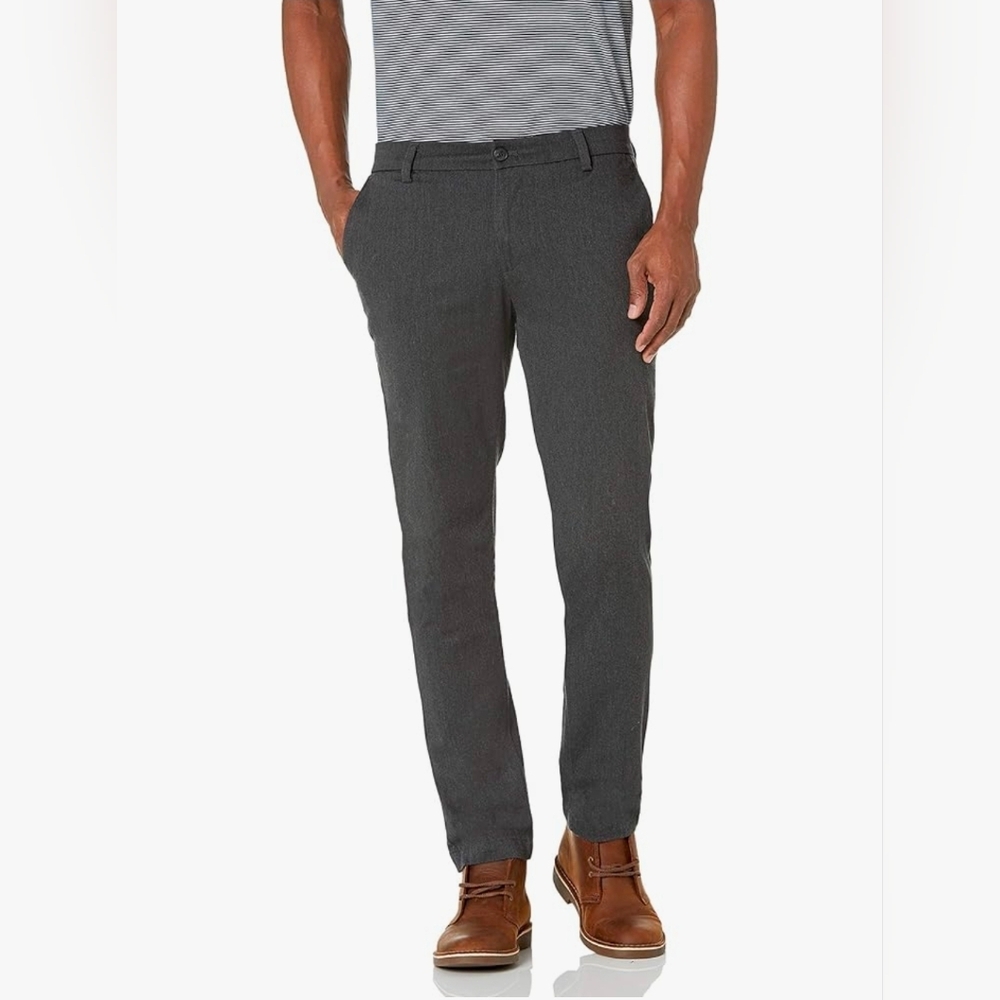 Dockers Men's Slim Fit Signature Khaki Lux Cotton Stretch Pants 32x30 Flat Front